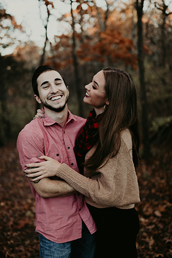 Smiling couple received periodontal care in Waco, TX