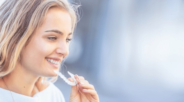 Smiling dental patient at her local ortodoncista (orthodontist near you).