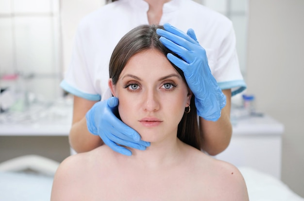 A platelet rich fibrin professional performing PRF treatment near you with bio-filler on a patient to promote healing and rejuvenation.