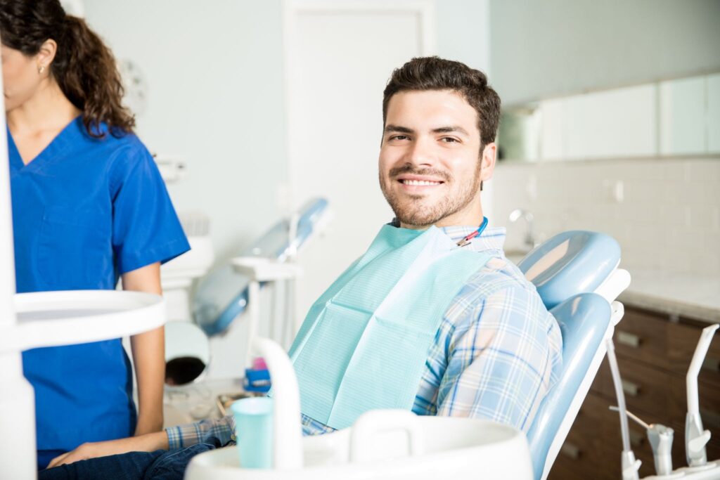 Graphic illustrating affordable dental health insurance benefits for routine and preventive dental care.