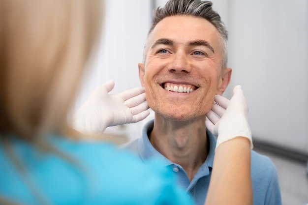 A close-up of X-ray images showing jawbone density for precise teeth implant planning for your dental implants near you.